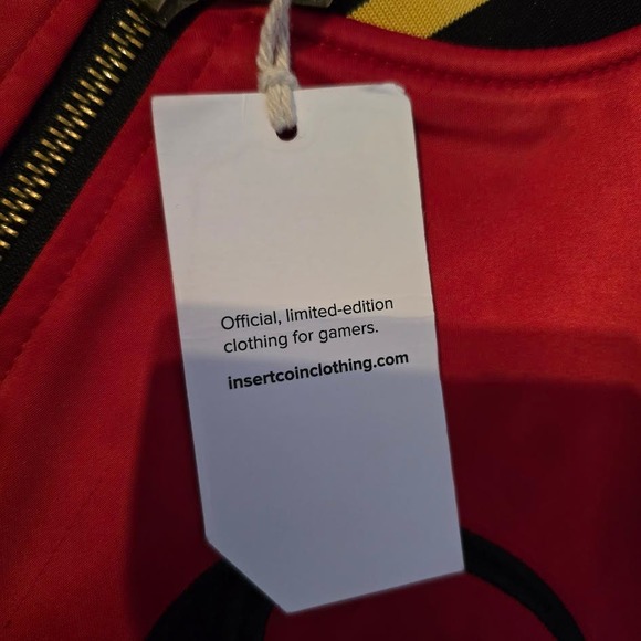 Insert Coin Final Fantasy 14 XIV Storm blood Samurai Jacket L Video Game Rare - Picture 3 of 6